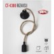 Cata Rustik Rozanslı Askı Duy CT-4300 Cata Rustik Rozanslı Askı Duy CT-4300