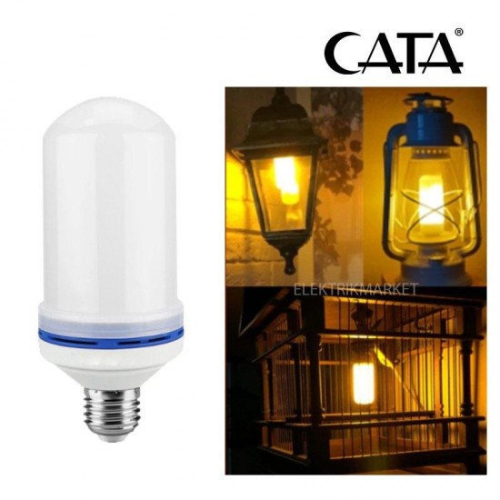 Cata 5W Led Alev Ampul E27 Duylu CT-4059 Cata 5W Led Alev Ampul E27 Duylu CT-4059