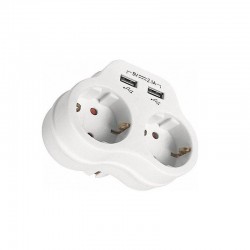 Viko İkili Topraklı USB Çıkışlı Fiş-Priz (1A) 90301814