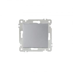 Mutlusan Anahtar Rita Metalik İnox 2200 401 0282 (Çerçeve Hariç)