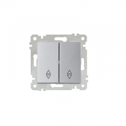 Mutlusan Komütatör Vavien Rita Metalik İnox 2200 404 0282 (Çerçeve Hariç)