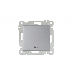 Mutlusan Kapı Otomatiği Anahtarı Rita Metalik İnox 2200 407 0282K (Çerçeve Hariç)