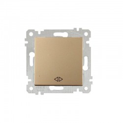 Mutlusan Deviatör Rita Metalik Altın 2200 408 0280 (Çerçeve Hariç)