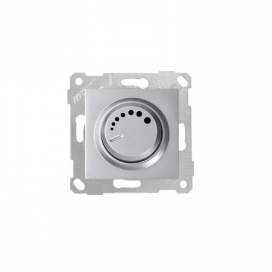 Mutlusan Işıklı Dimmer RL 600W Rita Metalik İnox 2200 440 0282 (Çerçeve Hariç)