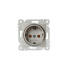 Mutlusan Topraklı Priz Çocuk Korumalı Rita Metalik Titanyum 2200 605 0283 (Çerçeve Hariç)