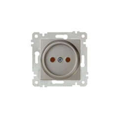 Mutlusan Topraksız Priz Çocuk Korumalı Rita Metalik Titanyum 2200 606 0283 (Çerçeve Hariç)