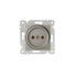 Mutlusan Topraksız Priz Çocuk Korumalı Rita Metalik Titanyum 2200 606 0283 (Çerçeve Hariç)