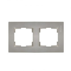 Mutlusan İkili Çerçeve Rita Metalik Titanyum 2220 800 1283