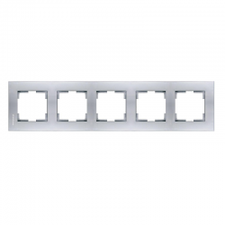 Mutlusan Beşli Çerçeve Rita Metalik İnox 2220 800 1582