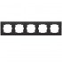 Mutlusan Beşli Çerçeve Metalik Siyah 2220 800 1584