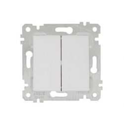 Mutlusan Komütatör Rita Natural - Beyaz 2200 402 0201 (Çerçeve Hariç)