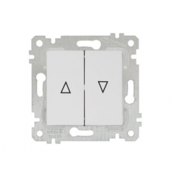 Mutlusan Jaluzi Anahtarı Rita Natural - Beyaz 2200 406 0201 (Çerçeve Hariç)