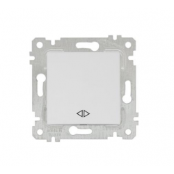 Mutlusan Deviatör Rita Natural - Beyaz 2200 408 0201 (Çerçeve Hariç)