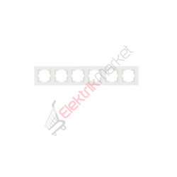 Mutlusan Altılı Çerçeve Rita Natural - Beyaz 2220 800 1601