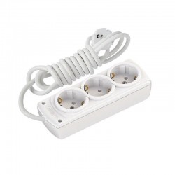 Mutlusan Üçlü Topraklı Grup Priz (5 metre) Olimpia - Mutlusan  001 171 310002 05 00