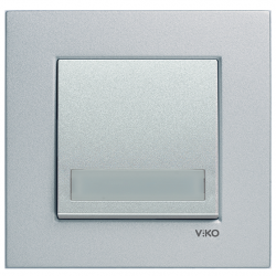 Viko Artline Novella Işıklı Etiketli Zil Anahtarı (Çerçeve Hariç)