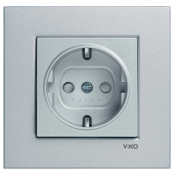 Viko Artline Novella Çocuk Korumalı Topraklı Priz (Çerçeve Hariç)