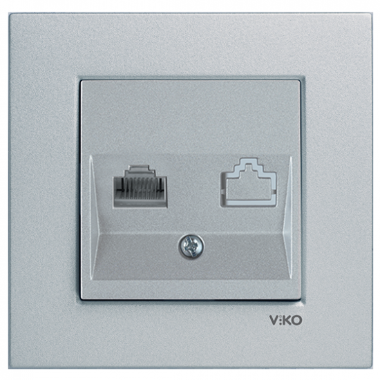 Viko Artline Novella Tekli Data Prizi (RJ45 CAT5E) (Çerçeve Hariç) Viko Artline Novella Tekli Data Prizi (RJ45 CAT5E) (Çerçeve Hariç)