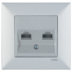 Viko Artline Trenda İkili Data Prizi (2 x RJ45 CAT6) (Çerçeve Hariç) Viko Artline Trenda İkili Data Prizi (2 x RJ45 CAT6) (Çerçeve Hariç)