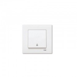 Viko Karre Zil Anahtarı - Beyaz (Çerçeve Hariç) 90967006