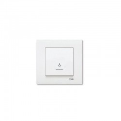 Viko Karre Işıklı Light Anahtarı - Beyaz (Çerçeve Hariç) 90967014