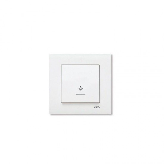 Viko Karre Işıklı Light Anahtarı - Beyaz (Çerçeve Hariç) 90967014 Viko Karre Işıklı Light Anahtarı - Beyaz (Çerçeve Hariç) 90967014