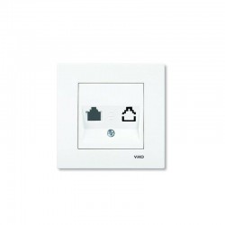 Viko Karre Data Prizi Jacksız - Beyaz (Çerçeve Hariç) 90967062