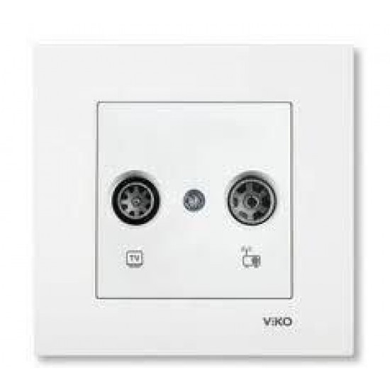 Viko Karre TV-Radyo Prizi Sonlu - Beyaz (Çerçeve Hariç) 90967021 Viko Karre TV-Radyo Prizi Sonlu - Beyaz (Çerçeve Hariç) 90967021