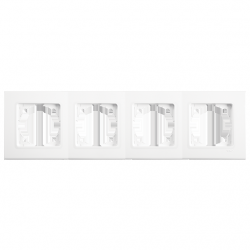 Viko Linnera Dörtlü Çerçeve - Beyaz 90480004