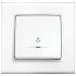 Viko Linnera Işıklı Light Anahtar - Beyaz 90440014 (Çerçeve Hariç)