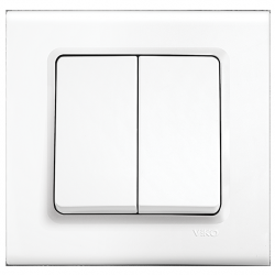 Viko Linnera Komütatör - Beyaz 90440002 (Çerçeve Hariç)