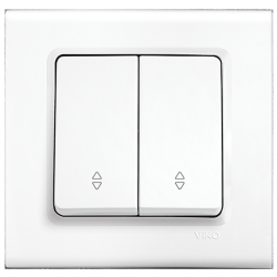 Viko Linnera Komütatör Vavien Anahtar - Beyaz 90440017 (Çerçeve Hariç)