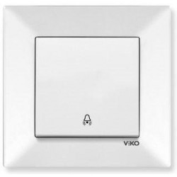 Viko Meridian Zil Anahtarı (Çerçeve Hariç) - Beyaz