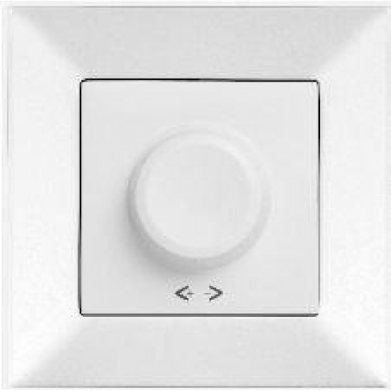 Viko Meridian Rotatif Dimmer (600W) RL (Çerçeve Hariç) - Beyaz Viko Meridian Rotatif Dimmer (600W) RL (Çerçeve Hariç) - Beyaz