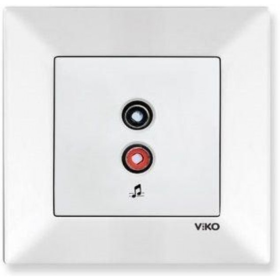 Viko Meridian Müzik Yayın (Hoparlör) Prizi (Çerçeve Hariç) - Beyaz Viko Meridian Müzik Yayın (Hoparlör) Prizi (Çerçeve Hariç) - Beyaz