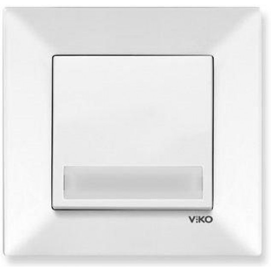 Viko Meridian Işıklı Etiketli Zil Anahtarı (Çerçeve Hariç) Viko Meridian Işıklı Etiketli Zil Anahtarı (Çerçeve Hariç)