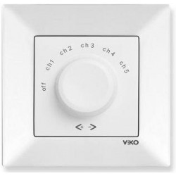 Viko Meridian Kanal Seçme Anahtarı (Çerçeve Hariç) - Beyaz