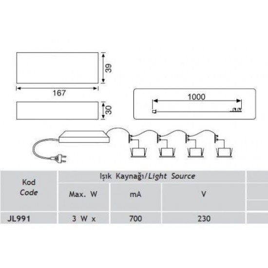 Jupiter Led Driver 700 mA LK991