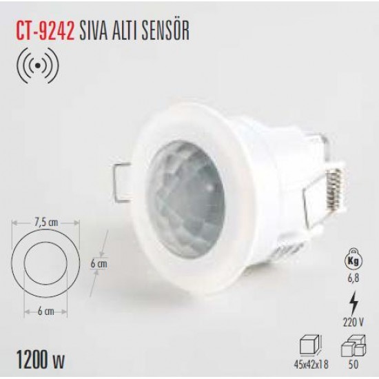 Cata Sıva Altı Sensör CT-9242