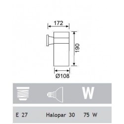 Jupiter Bahçe Aplik JW927 Jupiter Bahçe Aplik JW927