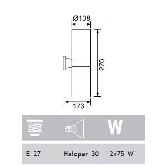 Jupiter Bahçe Aplik JW926