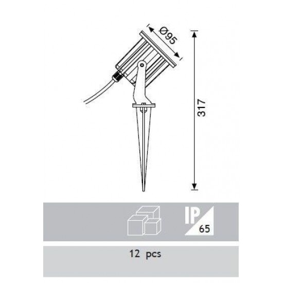 Jupiter Bahçe Spot JG655 Jupiter Bahçe Spot JG655
