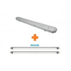 2x36W Etanj Armatür Elektronik Balastlı-Philips SnowWhite Ampül 2 adet dahil 2x36W Etanj Armatür Elektronik Balastlı-Philips SnowWhite Ampül 2 adet dahil