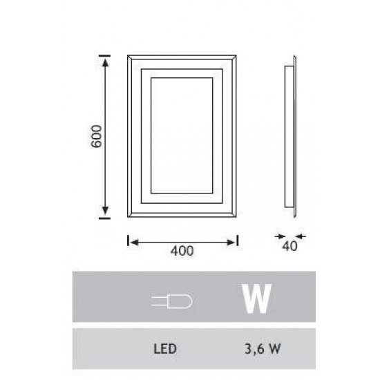 Jupiter LEDli Ayna EV304