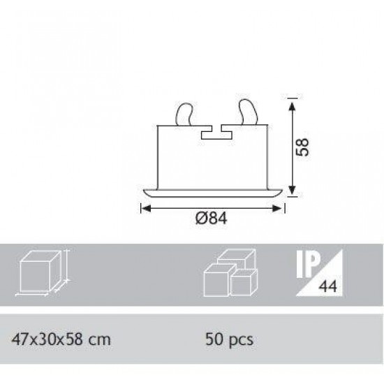 Jupiter Camlı Spot Banyo JH515 Krom