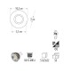 Cata Mimoza Cam Spot Led Çerçeveli CT-6630 Cata Mimoza Cam Spot Led Çerçeveli CT-6630