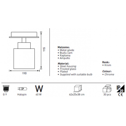 Jupiter Cam Spot Armatür LS486