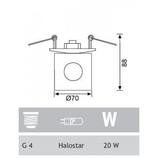 Jupiter Camlı Spot JH537