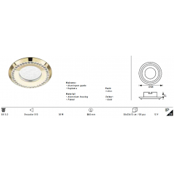 Jupiter Halogen Spot Altın JH693 Jupiter Halogen Spot Altın JH693