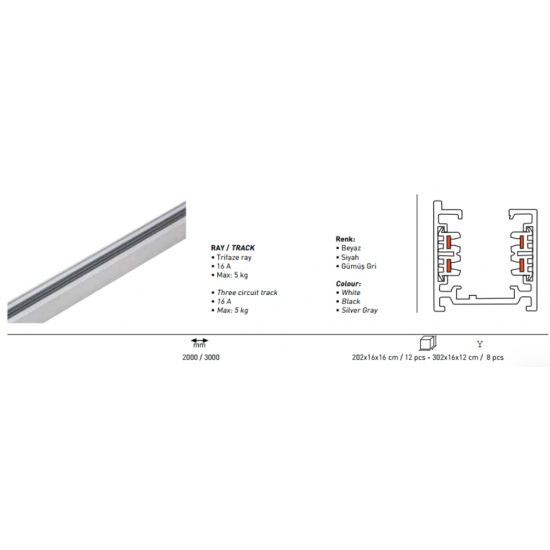 Jupiter Trifaze Ray 3 Mt. JR007 B,G,S